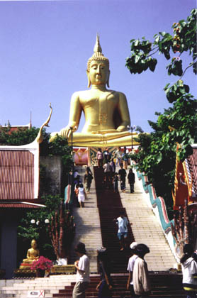 Golden Buddha Statue in Thailand