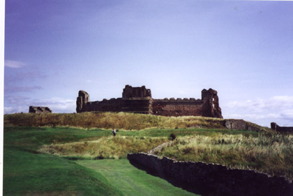 A large medieval castle