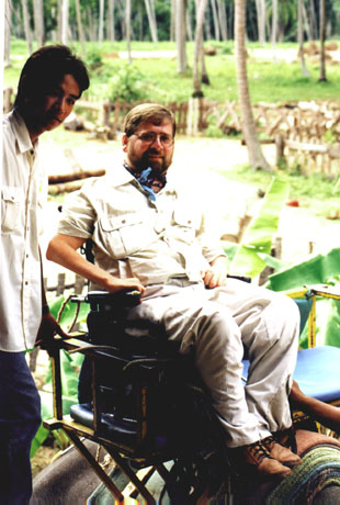 Gene wearing a safari outfit in Thailand