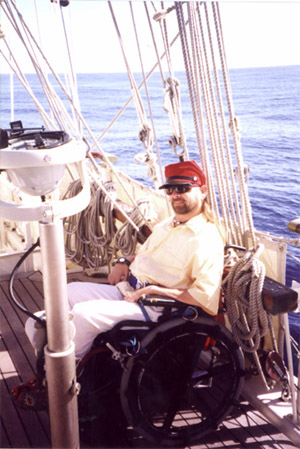 Gene on a ship deck