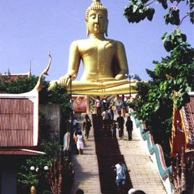 Golden Buddha Statue in Thailand